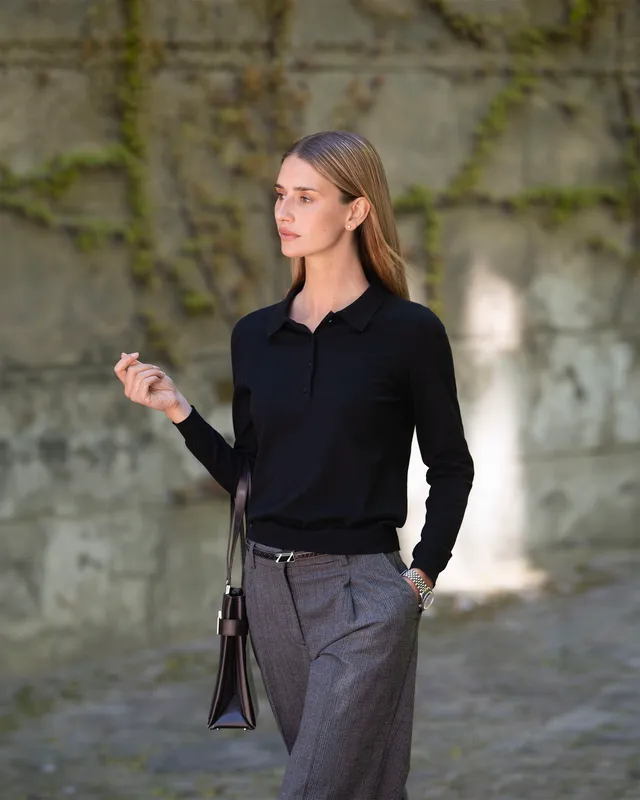 Brighton Long Sleeve Polo Women