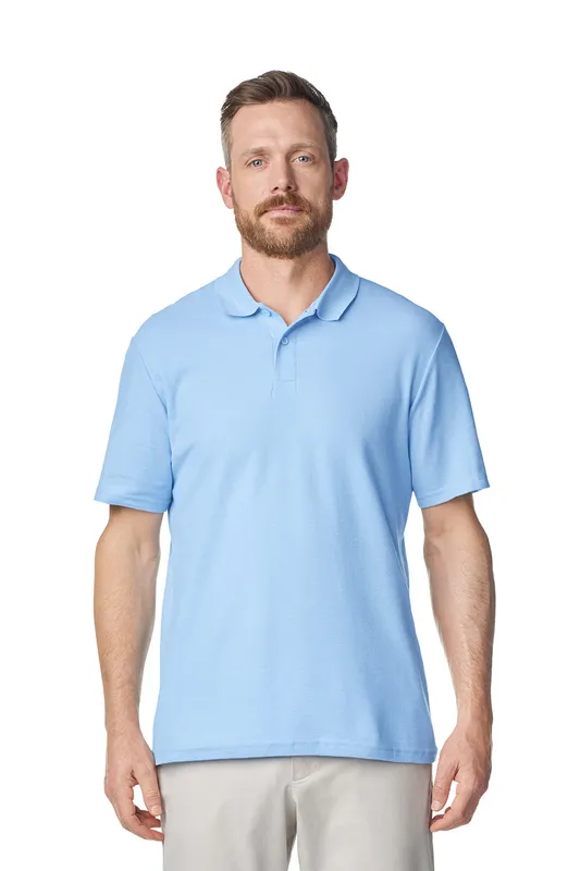 SOFTSTYLE™ ADULT DOUBLE PIQUÉ POLO