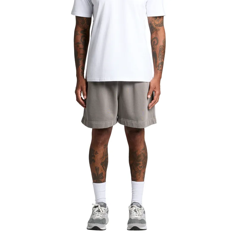 Relax Faded Track Shorts 18"