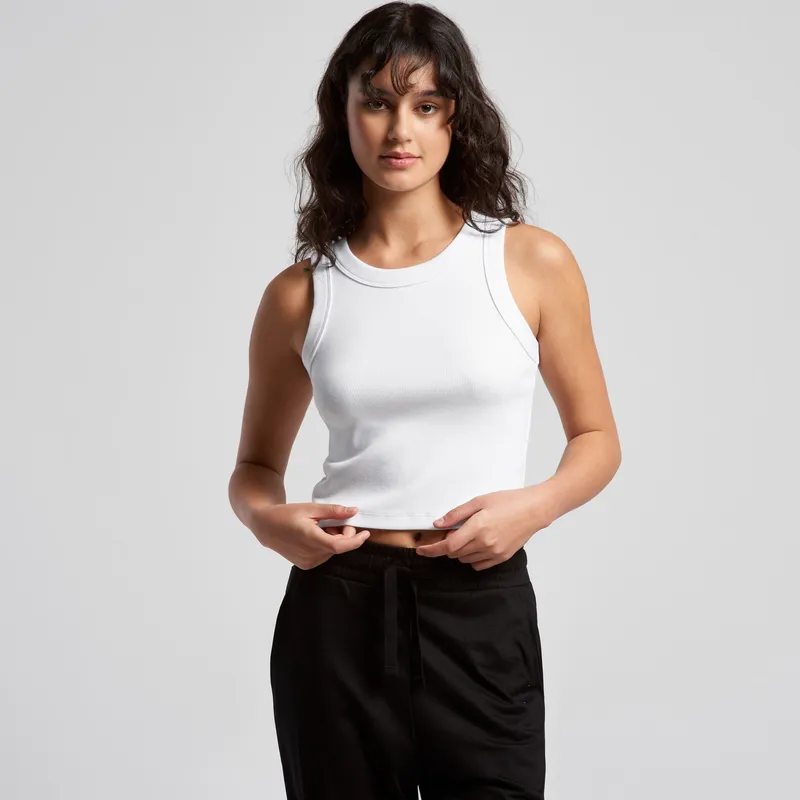 Wo's Organic Rib Crop Tank (2/2)