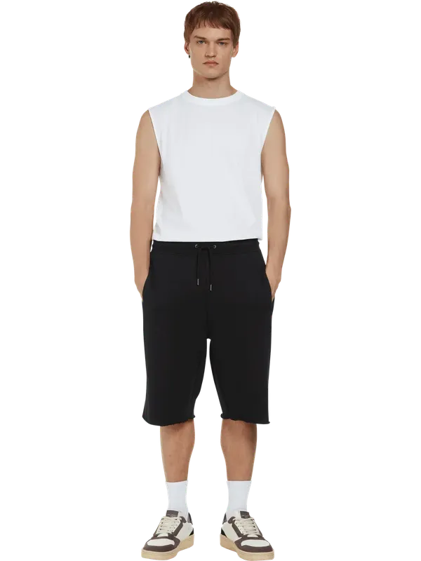 Earth Positive Raw Hem Sweat Shorts
