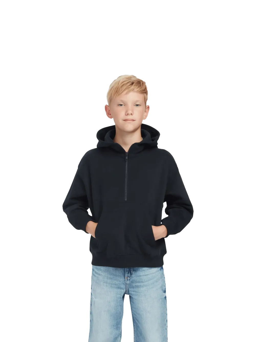 Earth Positive Children's Half-Zip Hoodie