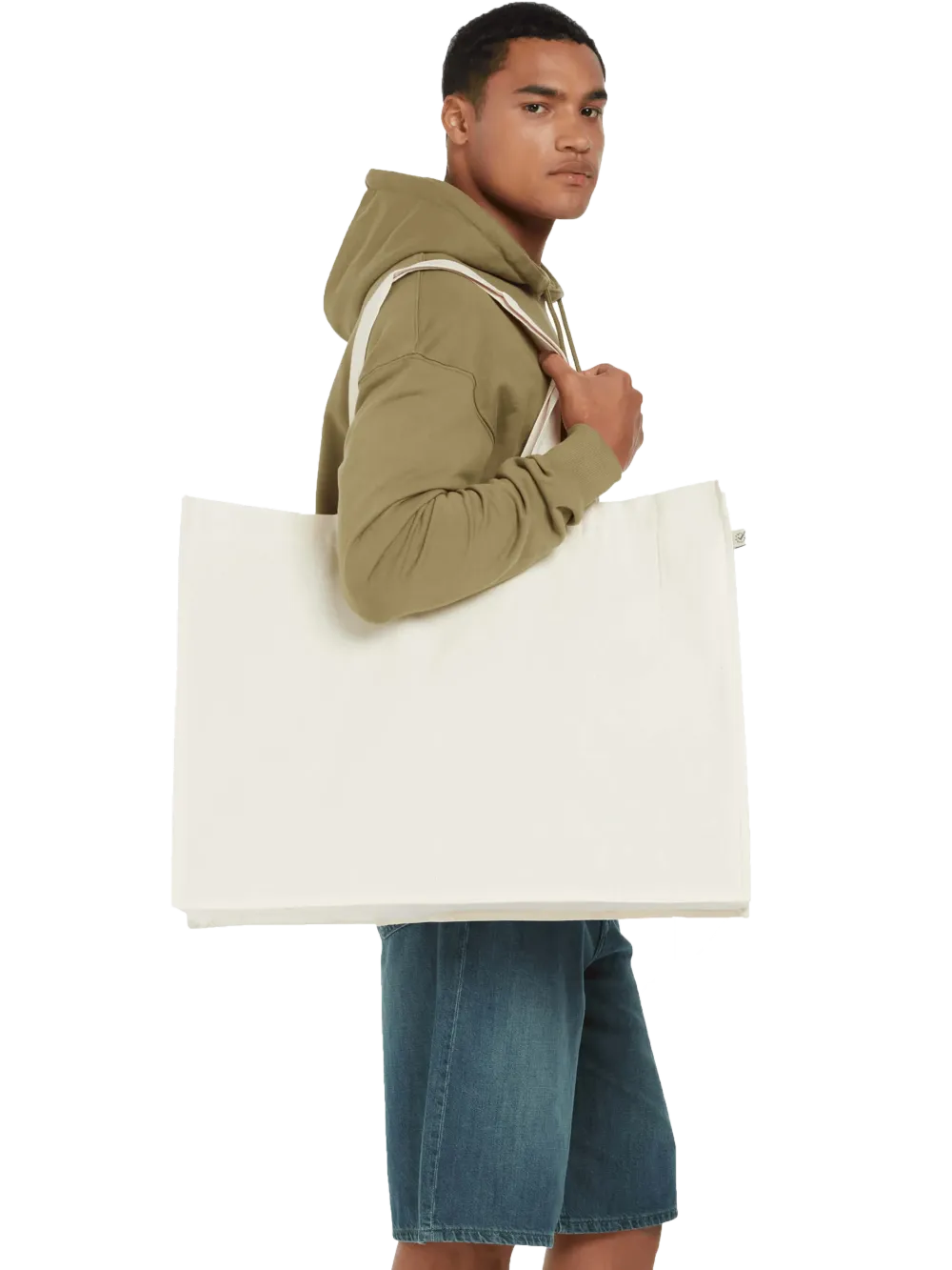 Earth Positive Jumbo Tote Bag