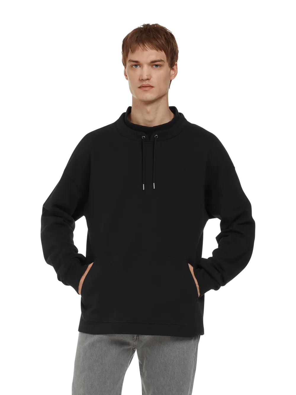 Earth Positive Mock Neck Sweatshirt