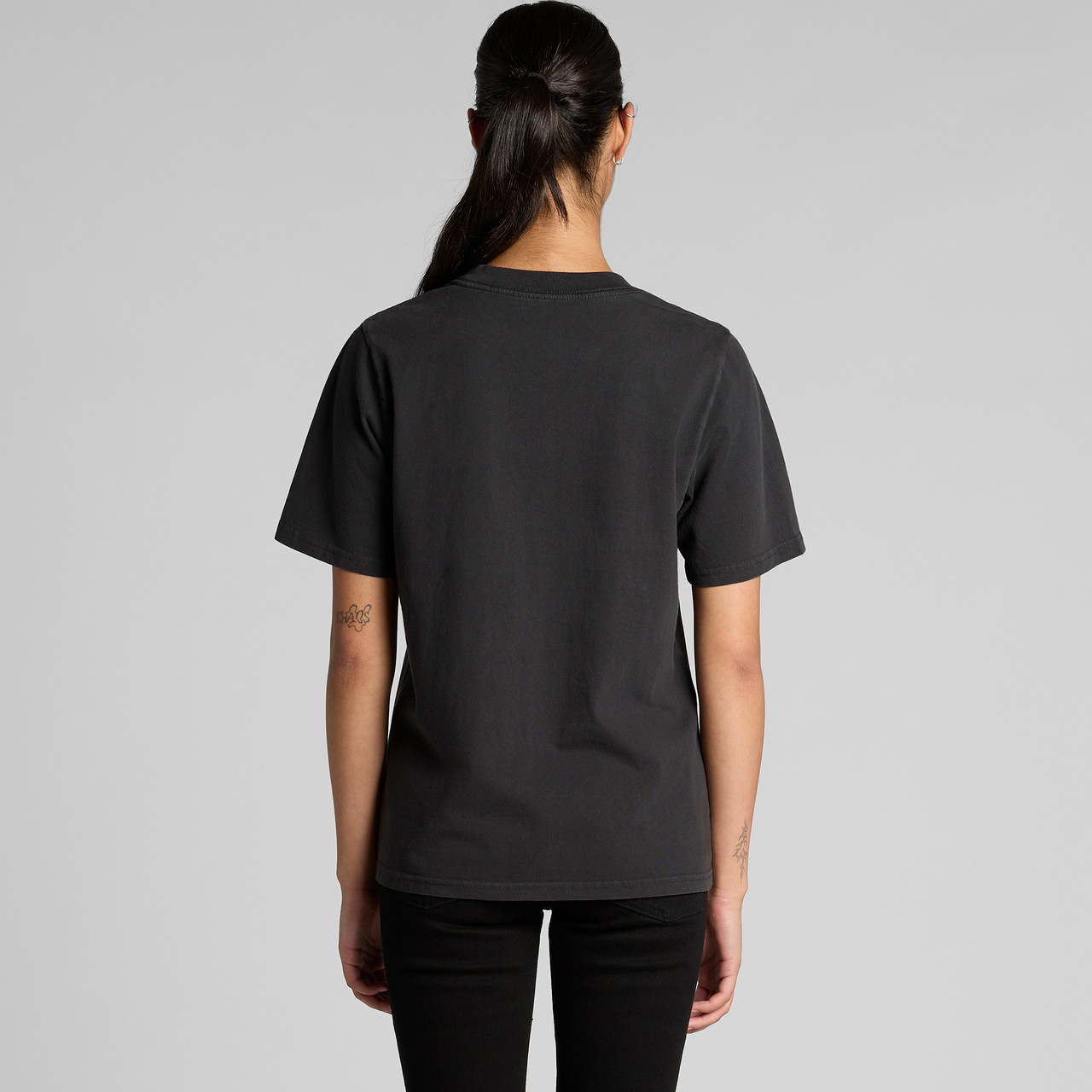 Wo's Heavy Faded Tee - Image 2