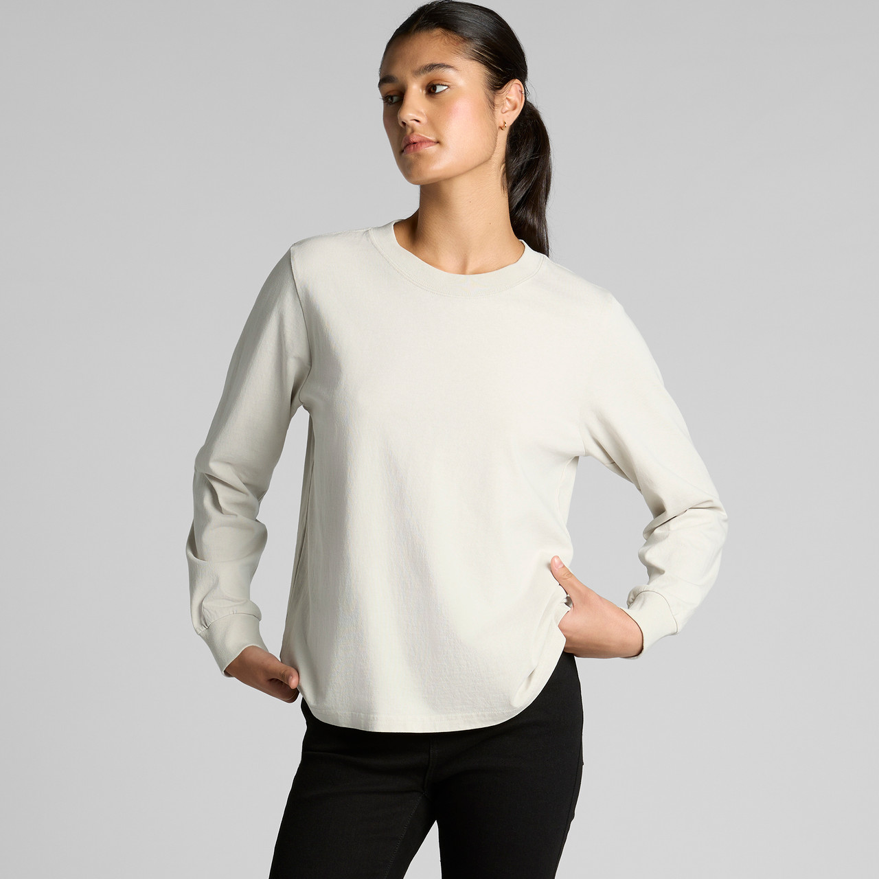 Wo's Heavy Faded L/S Tee (2/2)