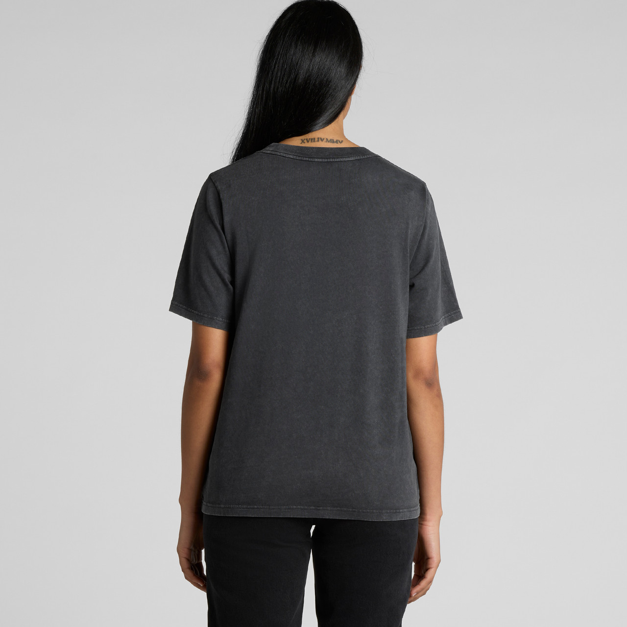 Wo's Stone Wash Heavy Tee - Image 2